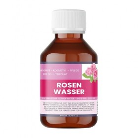 Eau de Rose Bio 250ml - 100% Pure Rose Damascena Hydrolat pour Visage, Cheveux & DIY Cosmétique - Organic Rose Water - Nakobe
