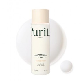 PURITO Oat PDRN Gentle Refining Toner 200 mL 6.76 fl.oz, Korean Oat Exfoliating Toner 99% Pure Oat PDRN, Hydrating & Clarifyi