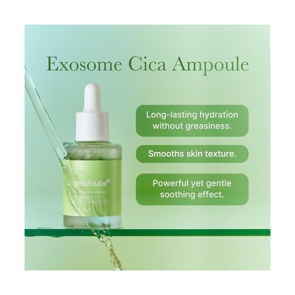 medicube Masse oculaire puissante mais douce : apaise tous les problèmes de peau avec les exosomes Centella Asiatian qui offr
