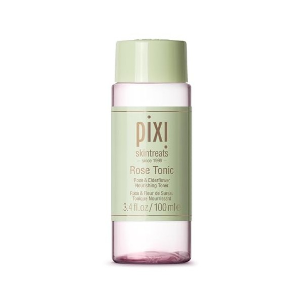 Pixi Beauty Rose Tonic | Lotion Tonique Visage Hydratant à l’Extrait de Rose, de Fleur de Sureau et de Camomille | Aide à Ton...