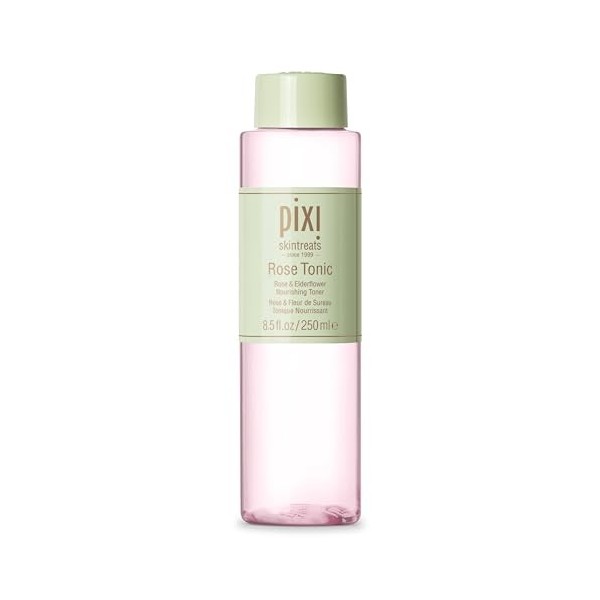 Pixi Beauty Rose Tonic | Lotion Tonique Visage Hydratant à l’Extrait de Rose, de Fleur de Sureau et de Camomille | Aide à Ton...