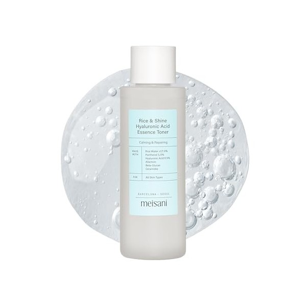 Meisani Rice And Shine Hyaluronic Acid Essence Toner 150 Ml Mujer