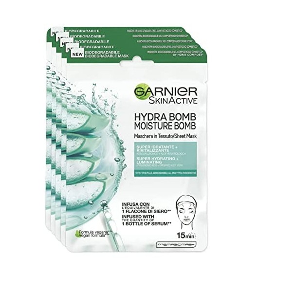 Garnier SkinActive - Eau micellaire nettoyante pour un nettoyage en douceur et un démaquillage en douceur - Lotion apaisante ...