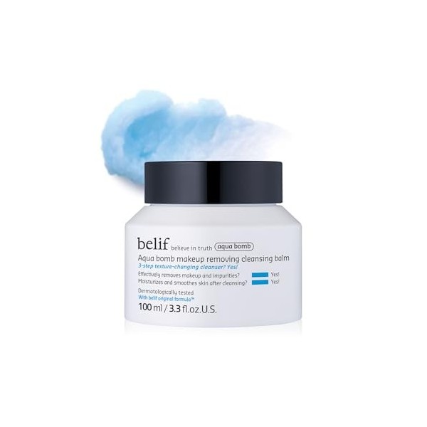 Belif Aqua Bomb Toner hydratant pour le visage 200 ml I Toner pour peau sèche I Tonique hydratant pour le visage Lotions Toni...