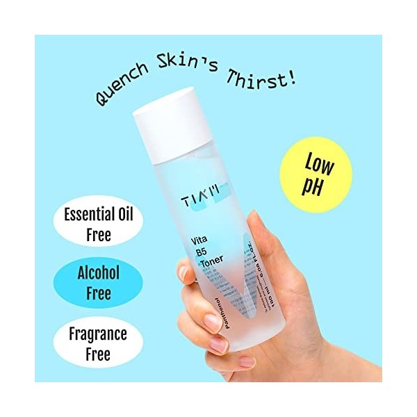 TIAM| Mon toner Signature Vita B5 | Hydratant Visage pour Peau Sensible Sèche et Grasse | Tonique hydratant pour le visage |