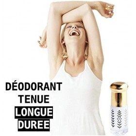 Lot de 3 Musc Tahara Blanc CosmEthics® 3ml pour une purification après la période menstruelle, avoir une sensation de fraîch