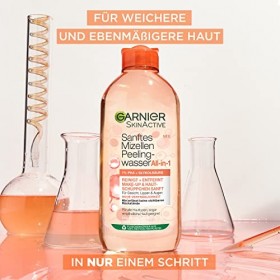 Garnier SkinActive Eau exfoliante douce pour éliminer les restes de maquillage et les peaux mortes 400 ml