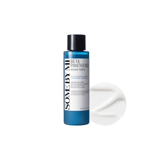SOME BY MI Tonique Réparateur Beta-Panthénol 150 ml – Tonique coréen au panthénol & bêta-sitostérol – Renforce la barrière cu