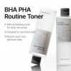 MEDITHERAPY Lotion Tonique Bha Pha Routine, Exfoliation Douce Quotidienne Avec 2% De Pha Et 0,49% De Bha, 250 Ml 1 Flacon T