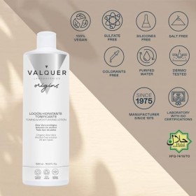 D´Bullon Lotion Visage Hydratante Tonifiante, Solution Visage Sans Alcool à lAloe Vera Bio. Tonique facial. Tonifie et rafra ...