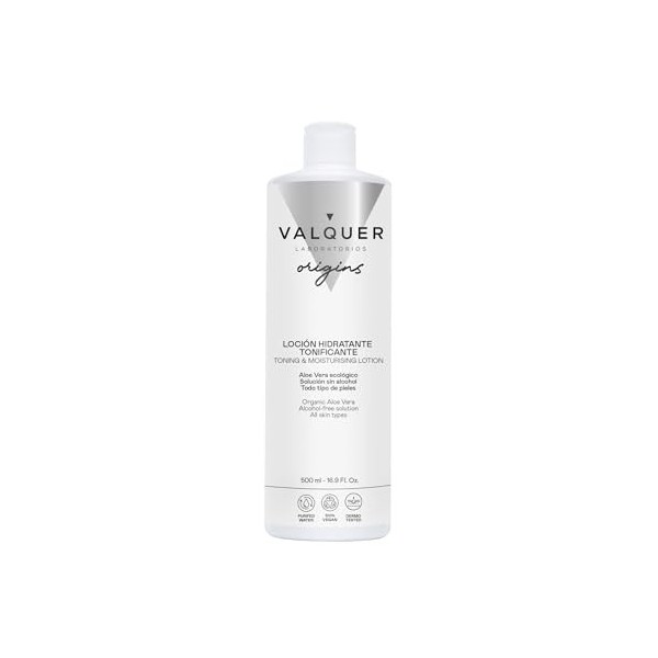 D´Bullon Lotion Visage Hydratante Tonifiante, Solution Visage Sans Alcool à lAloe Vera Bio. Tonique facial. Tonifie et rafra ...