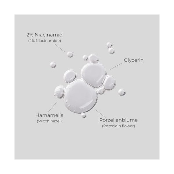 Dr. Bouhon - The Beauty Toner 200 ml – Tonique pour le visage avec 2 % de niacinamide, dhamamélis et de biopeptides – Raff