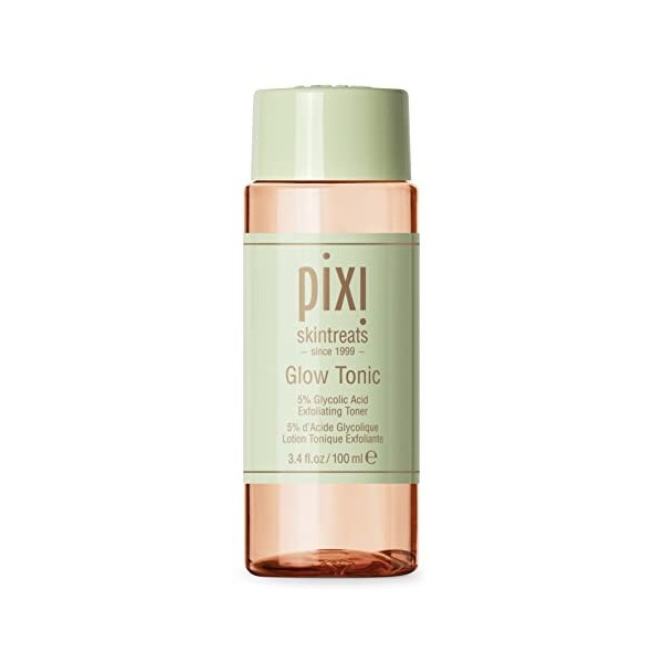 Pixi Beauty Glow Tonic | Lotion Tonique Visage à l’Acide Glycolique, à l’Aloe Vera et au Ginseng | Exfolie Doucement pour une...