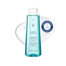 Vichy, Pureté Thermale, Lotion Tonique Perfectrice, Élimine les Résidus de Maquillage et dImpuretés, Adaptée aux Peaux Sensi