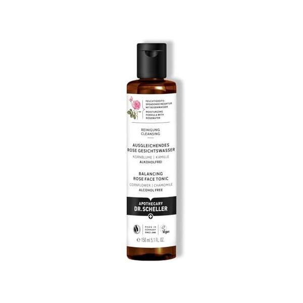 APOTHEKER DR. SCHELLER Tonique équilibrant à la rose pour le visage, 150 ml