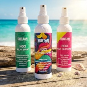 SUBTAN Spray à boutons pour le visage et le corps - Spray apaisant pour le visage et le corps pour les peaux sujettes aux imp