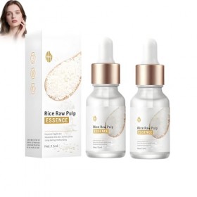 2PC Sérum Hydratante Visage, Sérum Anti-Rides pour le Visage, Éclaircit le Teint, Améliore léclat lisse et lhumidité, Pour 