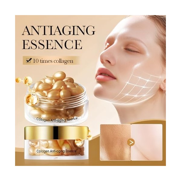 2PC Crème Hydratante Visage, Crème Hydratante En Profondeur Pour La Peau, Anti-Rides pour le Visage, Hydratation, Améliore l