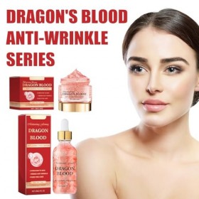 Crème Hydratante 50g + Sérums pour le Visage 30ml, Pour LHydratation et le Raffermissement de la Peau Afin de Réduire les Ri