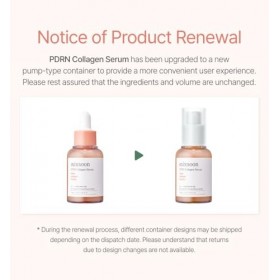mixsoon PDRN Collagen Serum – PDRN à base de riz et peptides d’origine végétale, soin hydratant et raffermissant haute viscos