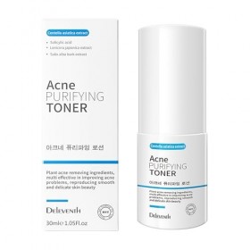 DEleventh Tonique purifiant lacné de marque coréenne 30 ml / avec acide salicylique et extraits botaniques pour anti-acné, a