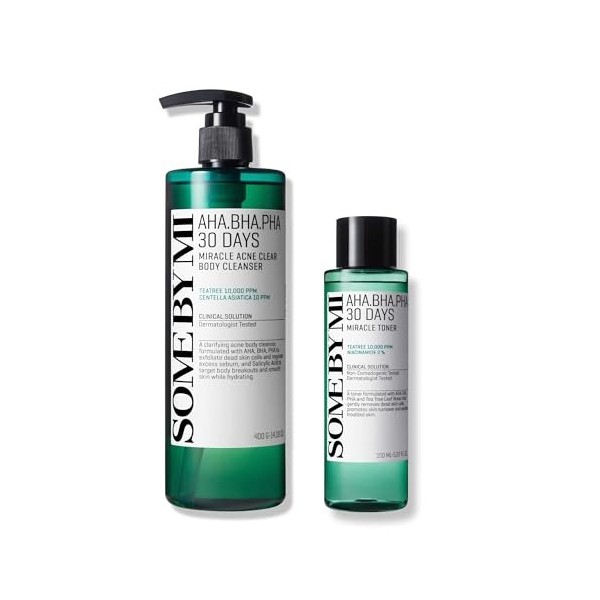 Traitement Intensif Anti-Acné – Réduit les Imperfections et l’Excès de Sébum avec AHA BHA PHA Visage & Corps