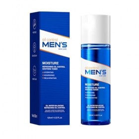 Tonique Homme Rafraîchissant et Matifiant 120ml, Contrôle Sébum et Apaise la Peau, Hydratation Légère, Pour un Teint Frais, C