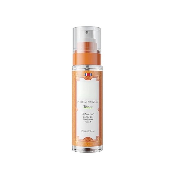 Tonique Raffermissant Pores 100ml, Traitement Minimisant et Purifiant pour une Peau Lisse, Élimine les Excès de SébuM, Atténu