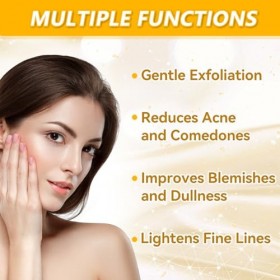 AstraVox Toner Visage à lAcide Glycolique 7%, Exfoliant à lAcide Glycolique, Rétrécit Les Pores, Élimine lAcné, Contrôle L