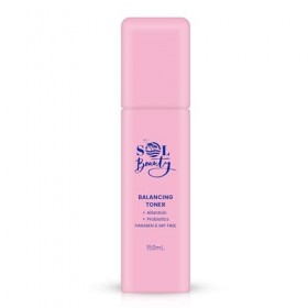 Sol Beauty Lotion tonique équilibrante pour le visage - 150 ml. Lotion tonique hydratante pour le visage, légère, étape quoti