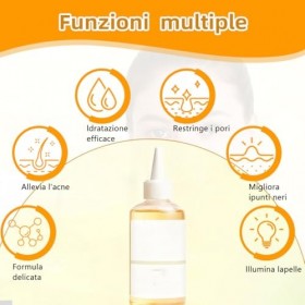 NHPY 100ml Acide Glycolique Toner Visage,Lotion Tonique Visage à lGlycolic Acid,Soin pour Tous Types de Acide Glycolique Ton