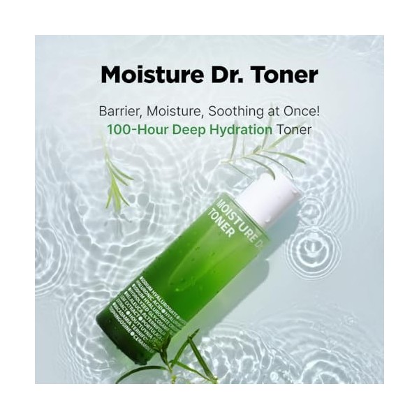 ISOI Moisture Dr. Soothing Toner, Lightweight Hydrating Toner for The Face with Tea Tree Ceramide & Hyaluronic Acid for Skin 
