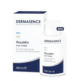 DERMASENCE RosaMin AHA Toner zur Unterstützung des gesunden Säureschutzmantels, 160 ml Solution