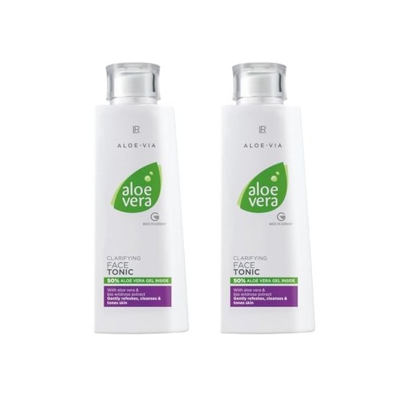 Lot de 2 lotions nettoyantes LR à laloe vera à laloe vera - 200 ml