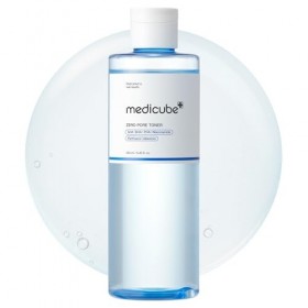 Medicube Zero Pore Toner I 8.45 fl.oz – Toner exfoliant & hydratant avec AHA, BHA, PHA, Niacinamide & Panthénol – Pour pores 