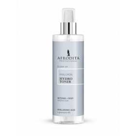 Afrodita Professional Hyaluron Hydro Toner tonique pour le visage 190 ml avec acide hyaluronique et provitamine B5 sans alcoo
