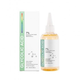 Tonique Acide Glycolique 7%, Pour Une Exfoliation Efficace Et Douce, Nettoie Les Pores En Profondeur Et Élimine Les Impuretés