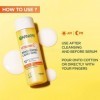 Garnier Vitamine C éclaircissante pour tous les types de peau, hydratation intense et lumineuse, peau rayonnante et uniforme,