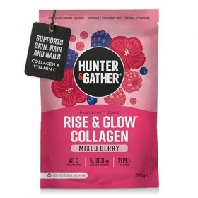 Hunter & Gather Rise & Glow Daily Beauty Tonic Tonic Mélange de baies de collagène marin capturé dans la nature – Ingrédients