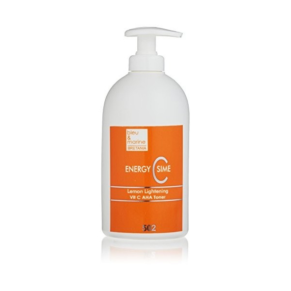 EnergyCsime Lemon C AHA Toner 500 ml contre les taches de peau, les troubles pigmentaires, les taches de vieillissement et le...