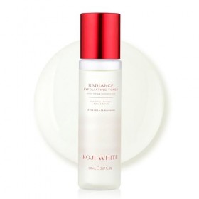 Koji White Exfoliating Toner for Face with 5% PHA BHA Toner, 2% Niacinamide, Kojic Acid & Hyaluronic Acid | Hydrating & Sooth