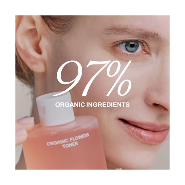 Whamisa Organic Flowers Toner Deep Rich - Korean Skin Care Une hydratation supplémentaire et une meilleure texture de la peau