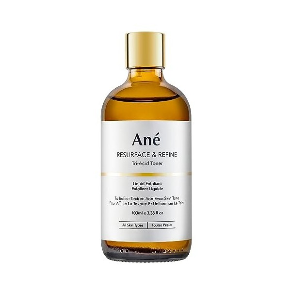 Ané Lacide tranexamique, Aha et Bha hydratant et exfoliant liquide pour clarifier, éclaircir et uniformiser la peau - 100 ml
