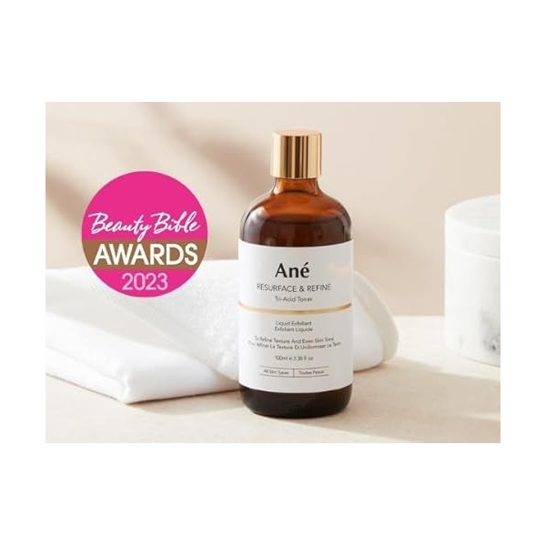 Ané Lacide tranexamique, Aha et Bha hydratant et exfoliant liquide pour clarifier, éclaircir et uniformiser la peau - 100 ml