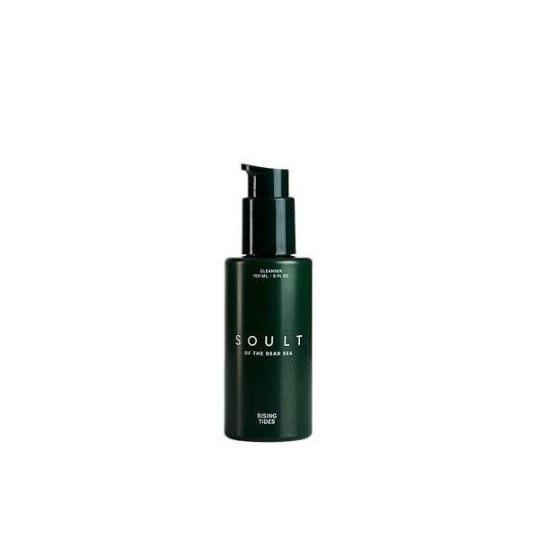 SOULT Rising Tides Nettoyant pour le visage I AHA, eau de la mer Morte et romarin I Rituel apaisant I Pure détente I 150 ml