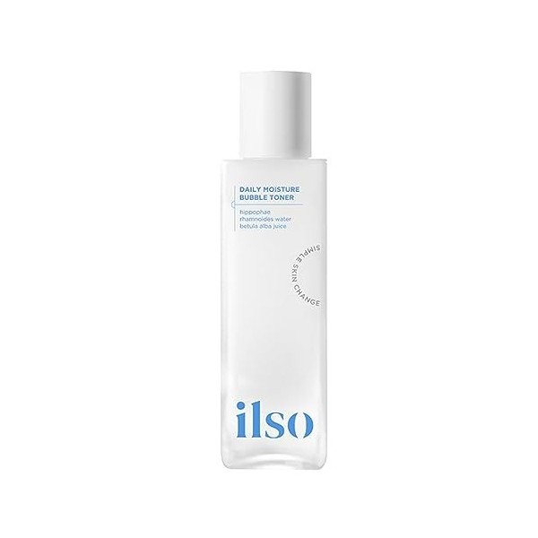 ilso Daily Moisture Bubble Toner hydratant pour le visage lisse, apaise les irritations, bulles dessence pour une meilleure 