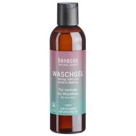 benecos Natural Basics Gel nettoyant bio à laloe vera 200 ml Végétalien testé dermatologiquement