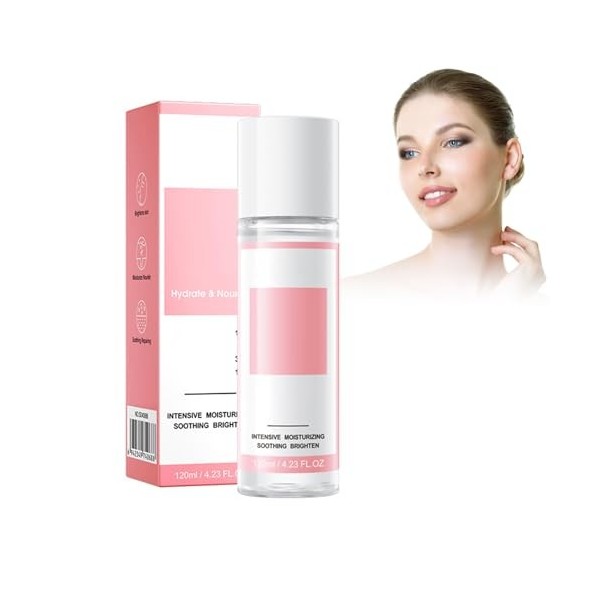 Hppsctink 120ml Lotion tonique pour le visage, Lotion tonique pour le visage 4 en 1, Lotion tonique pour le visage anti-rides