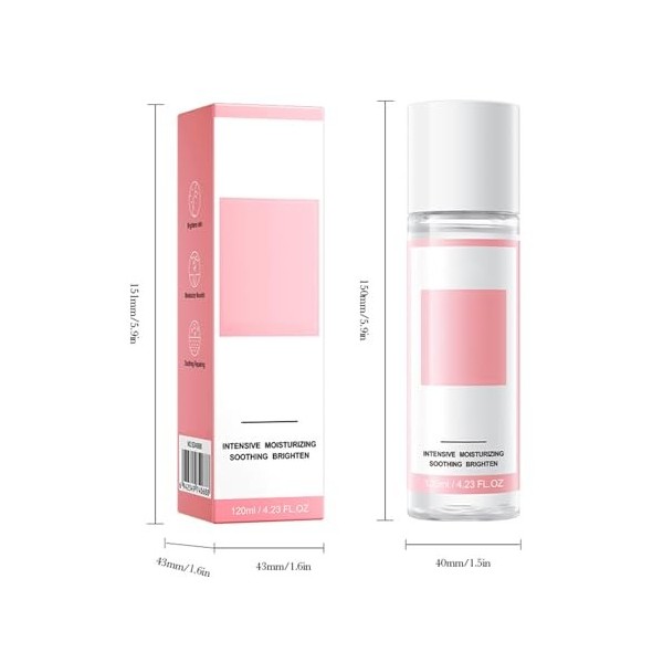Hppsctink 120ml Lotion tonique pour le visage, Lotion tonique pour le visage 4 en 1, Lotion tonique pour le visage anti-rides