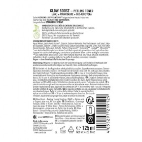 SANTE Naturkosmetik Glow Boost Peeling Toner, nettoyant clarifiant pour le visage avec AHA, acides aminés et aloe vera bio, t